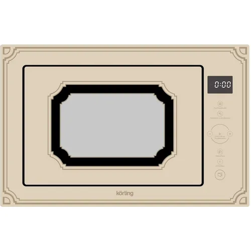 Встраиваемая микроволновая печь Korting KMI 825 RGB, 25л, 900Вт, бежевый
