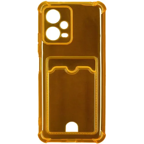 Чехол (клип-кейс) ZIBELINO Silicone Card Holder, для Xiaomi Redmi Note 12, оранжевый [zsch-xia-x5-cam-org]