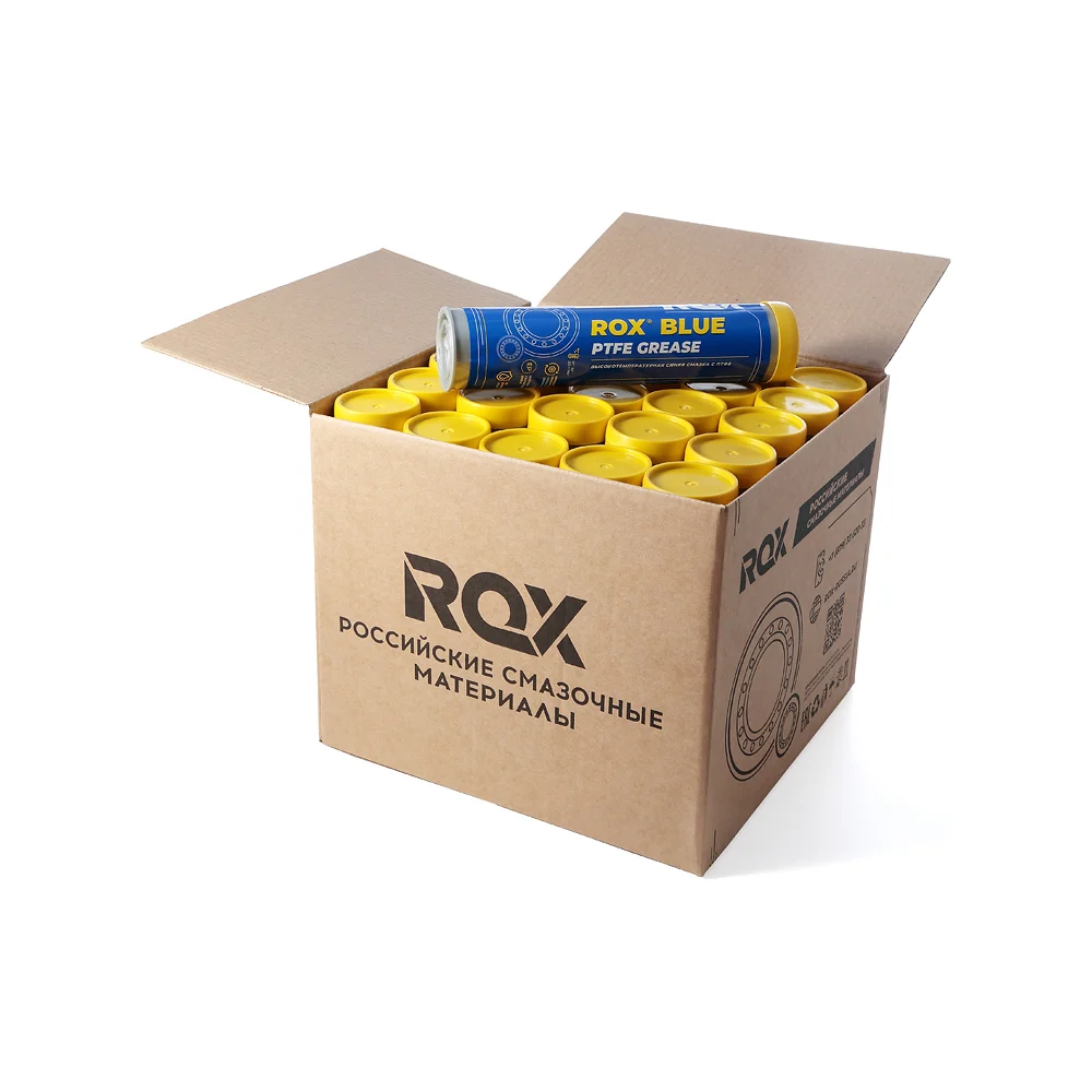 Синяя высокотемпературная водостойкая тефлоновая автомобильная смазка ROX BLUE PTFE GREASE R613