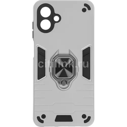 Чехол (клип-кейс) BORASCO Anti-Shock case, для Samsung Galaxy A07, противоударный, серебристый [75628]