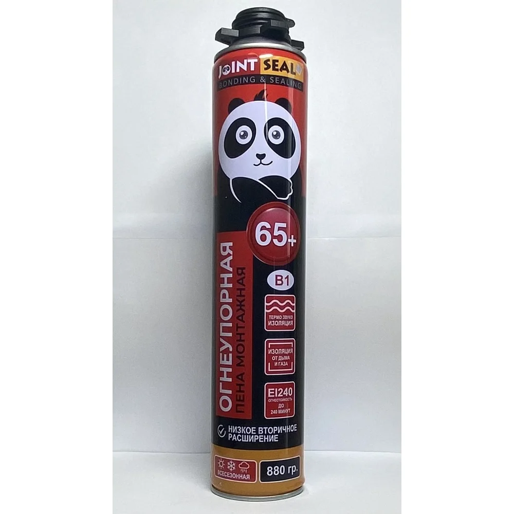 Огнеупорная профессиональная монтажная пена JointSeal PUFOAM B1 880 гр. PU-FOAM FIRE B1
