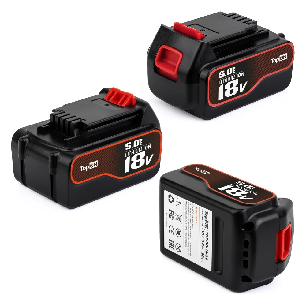 Аккумулятор TopOn Black &amp Decker 5.0AH