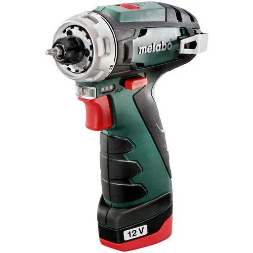Дрель-шуруповерт METABO PowerMaxx BS, 2Ач, с двумя аккумуляторами [600079550]
