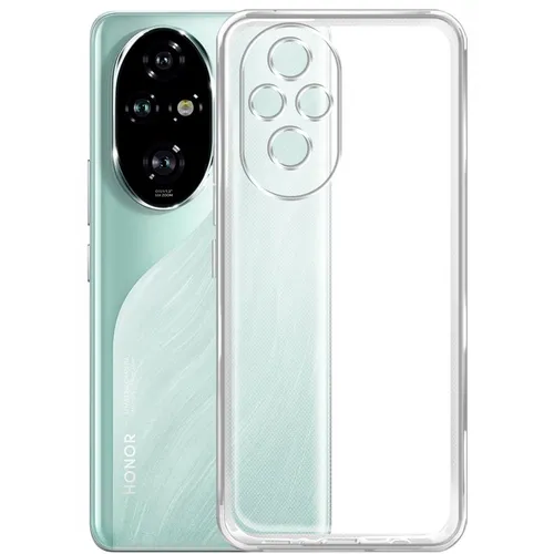 Чехол (клип-кейс) BORASCO Silicone Case, для Honor 200 Pro, прозрачный [73472]