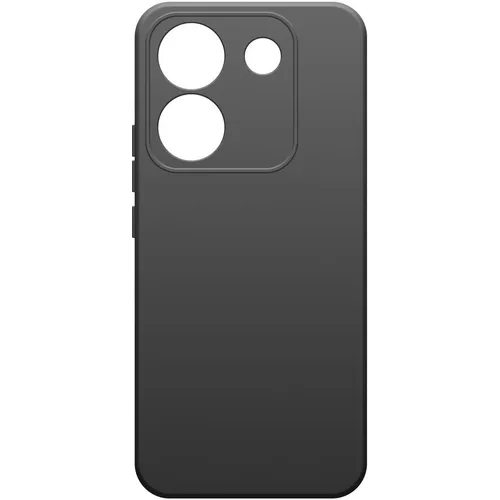 Чехол (клип-кейс) BORASCO Silicone Case, для Xiaomi Poco M7 Pro 5G, черный [75146]