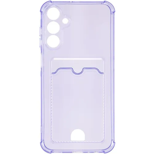 Чехол (клип-кейс) ZIBELINO Silicone Card Holder, для Samsung Galaxy A15, сиреневый [zsch-sam-a156-cam-lil]