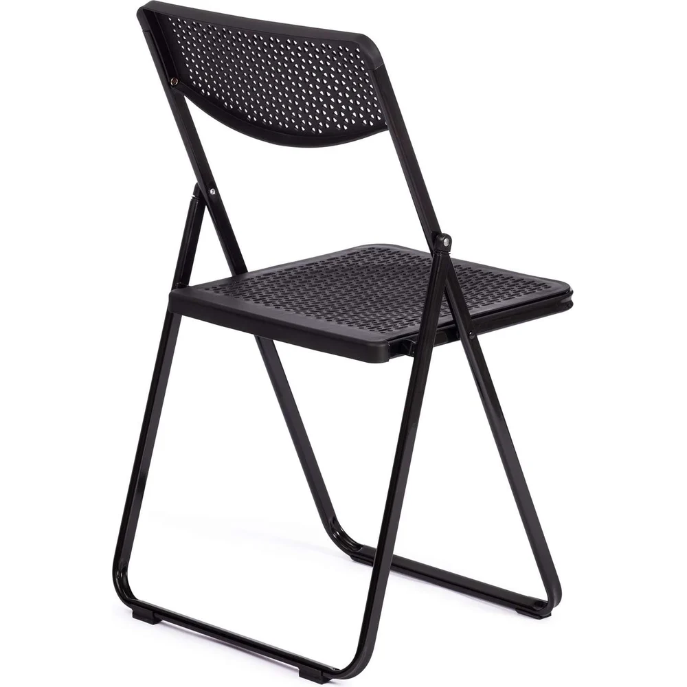 Складной стул Tetchair folder 3016 каркас: металл, сиденье/спинка: пластик, 48,5x48x82,5 см, black (черный) 20467