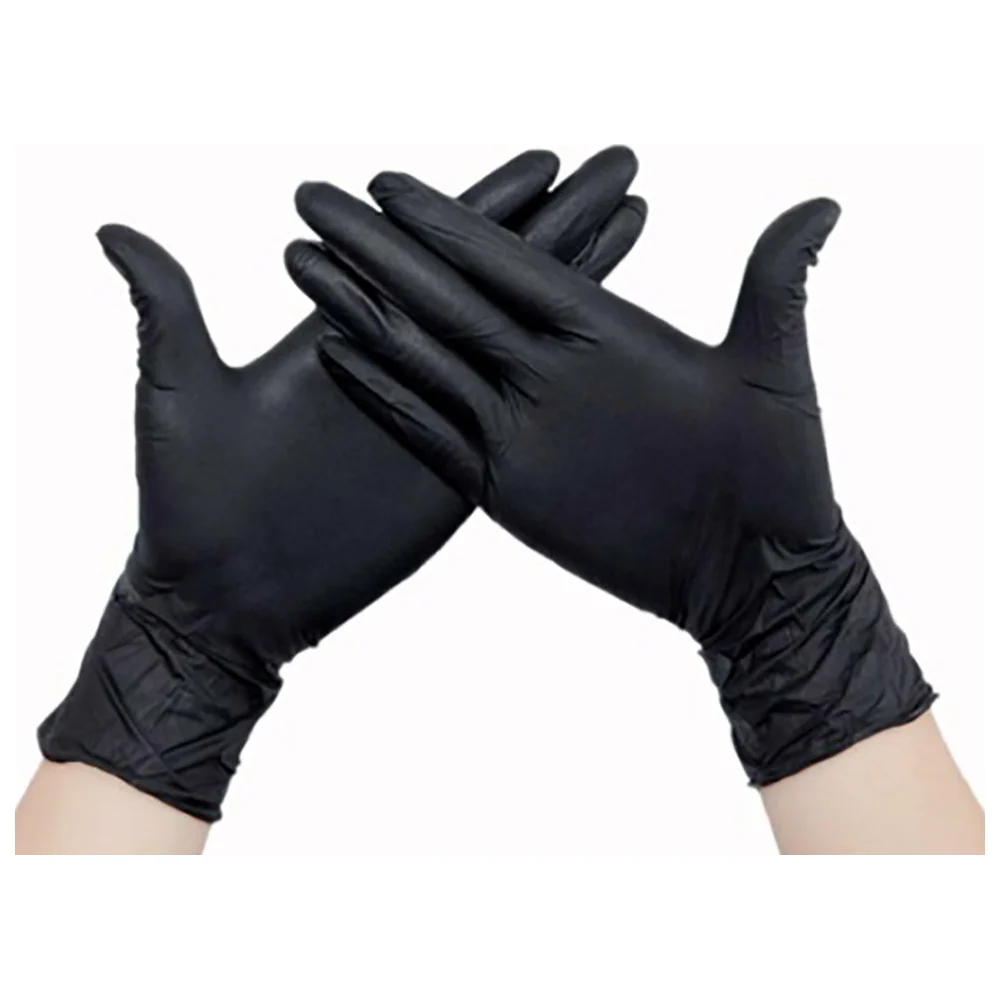 Нитриловые перчатки EcoLat Black XL 3740/XL