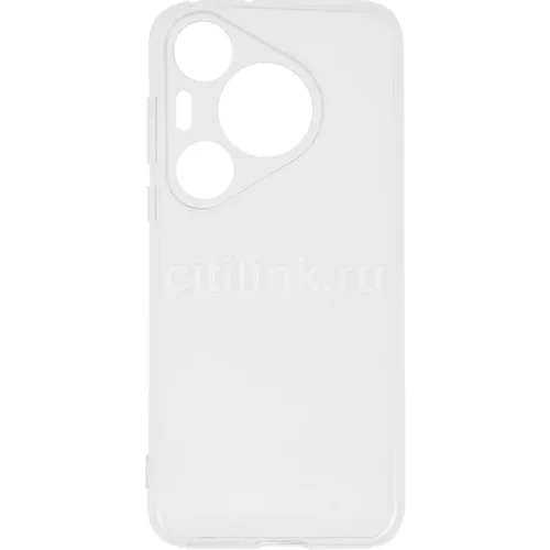 Чехол (клип-кейс) BORASCO Silicone Case, для Huawei Pura 70 Pro, прозрачный [73651]