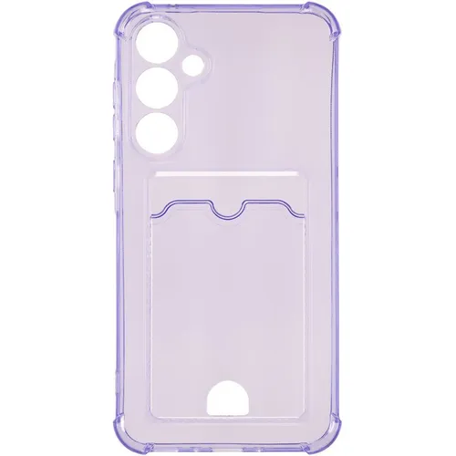 Чехол (клип-кейс) ZIBELINO Silicone Card Holder, для Samsung Galaxy A35, сиреневый [zsch-sam-a35-cam-lil]