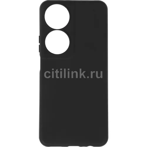 Чехол (клип-кейс) BORASCO Silicone Case, для Honor X7b, черный [72980]