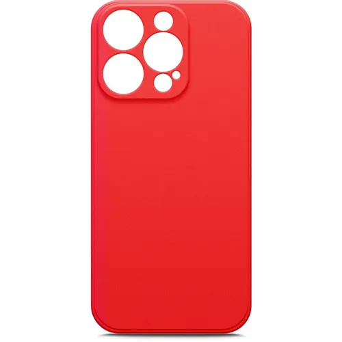 Чехол (клип-кейс) BORASCO Microfiber Case, для Apple iPhone 14 Pro, красный [70808]