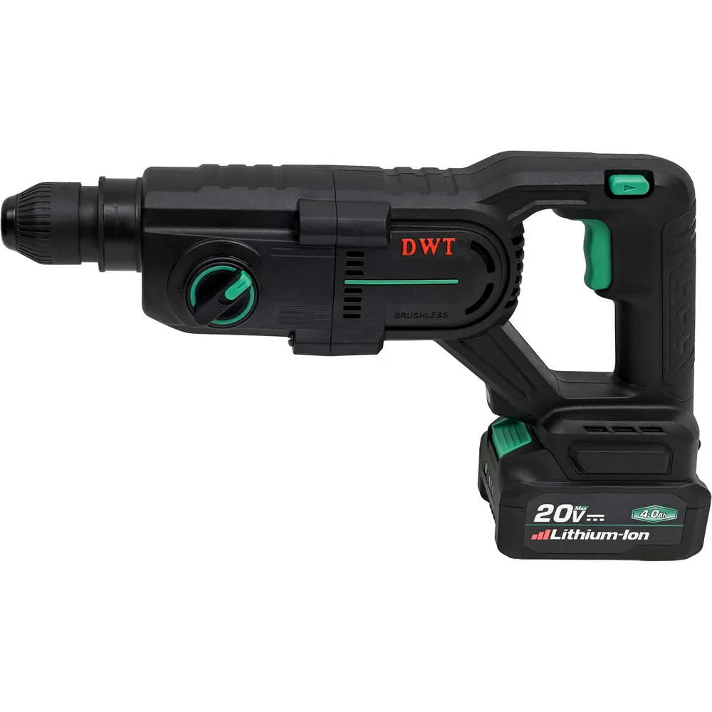 Бесщеточный аккумуляторный перфоратор DWT ABHP-20-22D-4C2