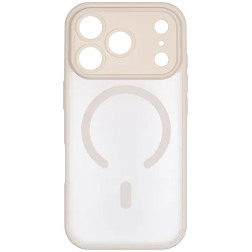 Чехол (клип-кейс) ZIBELINO Matte Shield, для Apple iPhone 17 Pro, противоударный, молочный [zms-apl-17-pro-msd-mlk]