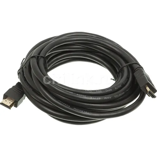 Кабель аудио-видео HDMI (m) - HDMI (m), ver 1.4, 5м, черный