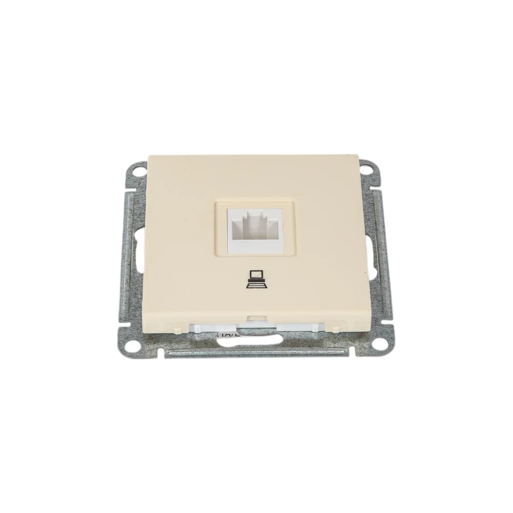 Компьютерная розетка бежевая RJ45 кат 5e WESSEN RJ45