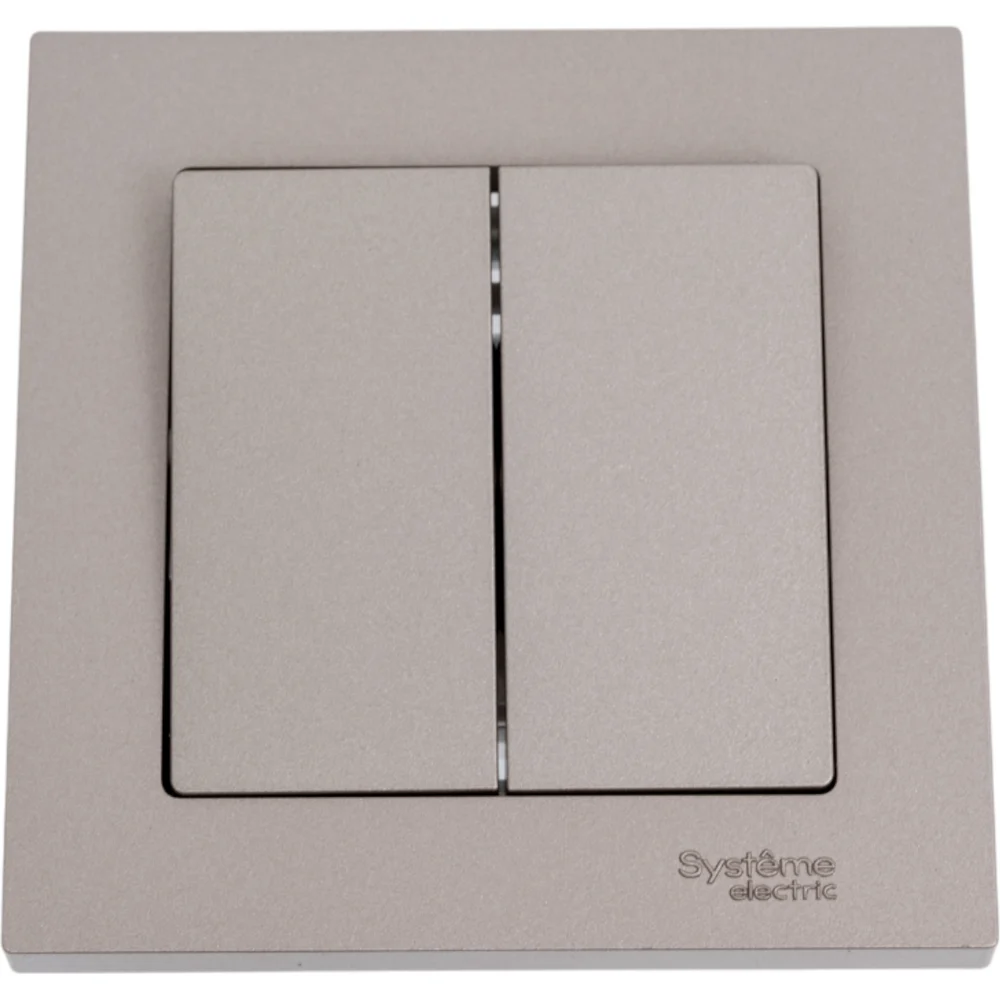 2-клавишный выключатель Systeme Electric AtlasDesign SE ATN000552