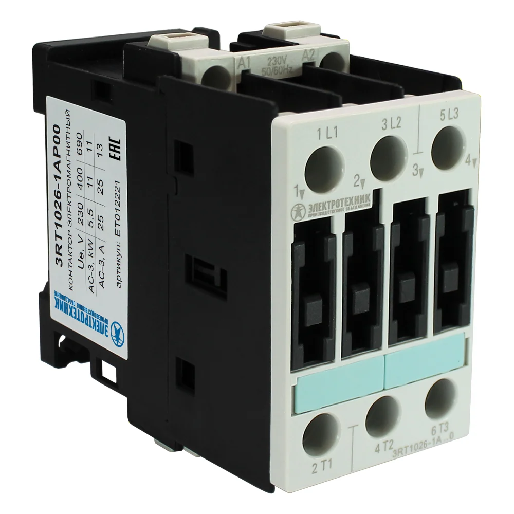 Контактор 3RT1026-1AP00