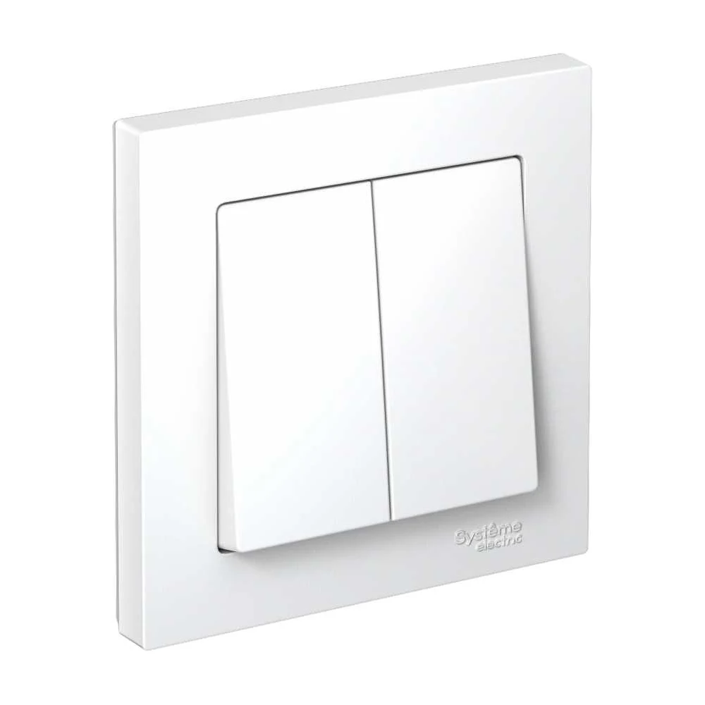 2-клавишный выключатель Systeme Electric ATLASDESIGN ATN000152S