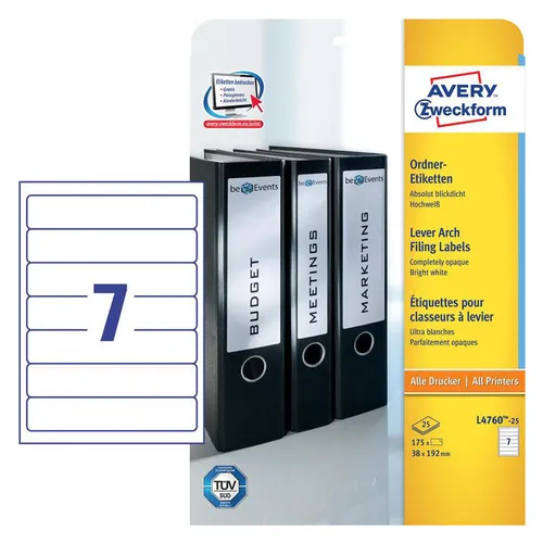 Этикетки Avery Zweckform L4760-25
