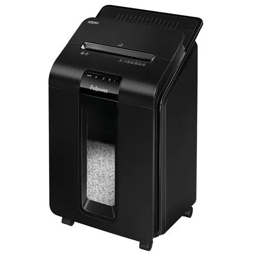 Уничтожитель бумаг Fellowes AutoMax 100M, с автоподачей, P-4, 4х10 мм, 100 лист. одновременно, 23л [fs-46292]