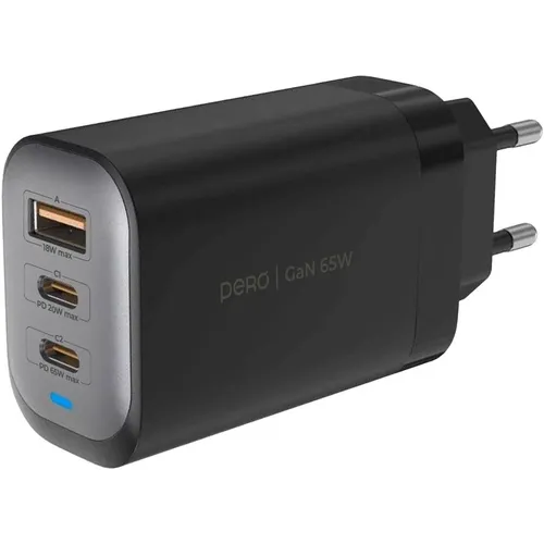 Сетевое зарядное устройство PERO 2XUSB-C