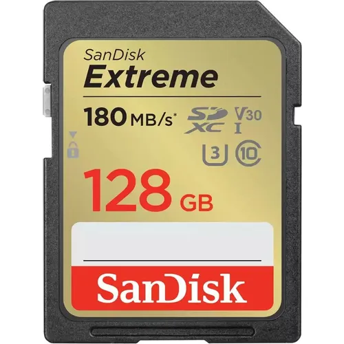 Карта памяти SDXC UHS-I SANDISK Extreme Class SDSDXVA-128G-GNCIN