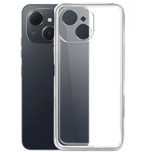 Чехол (клип-кейс) BORASCO Silicone Case, для Tecno Spark 40C, прозрачный [75397]