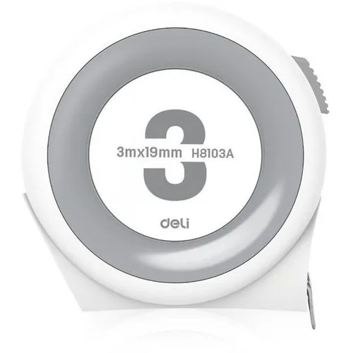 Рулетка DELI Series White H8103A