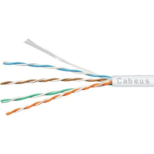Кабель информационный CABEUS UTP-4P-CAT.5E-SOLID-LSZH-GY-100