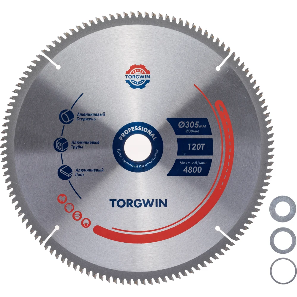Диск пильный по алюминию TORGWIN T120