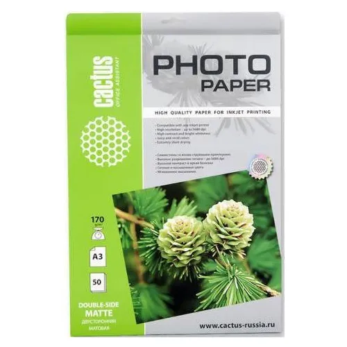 Фотобумага для струйной печати Cactus CS-MA317050DS