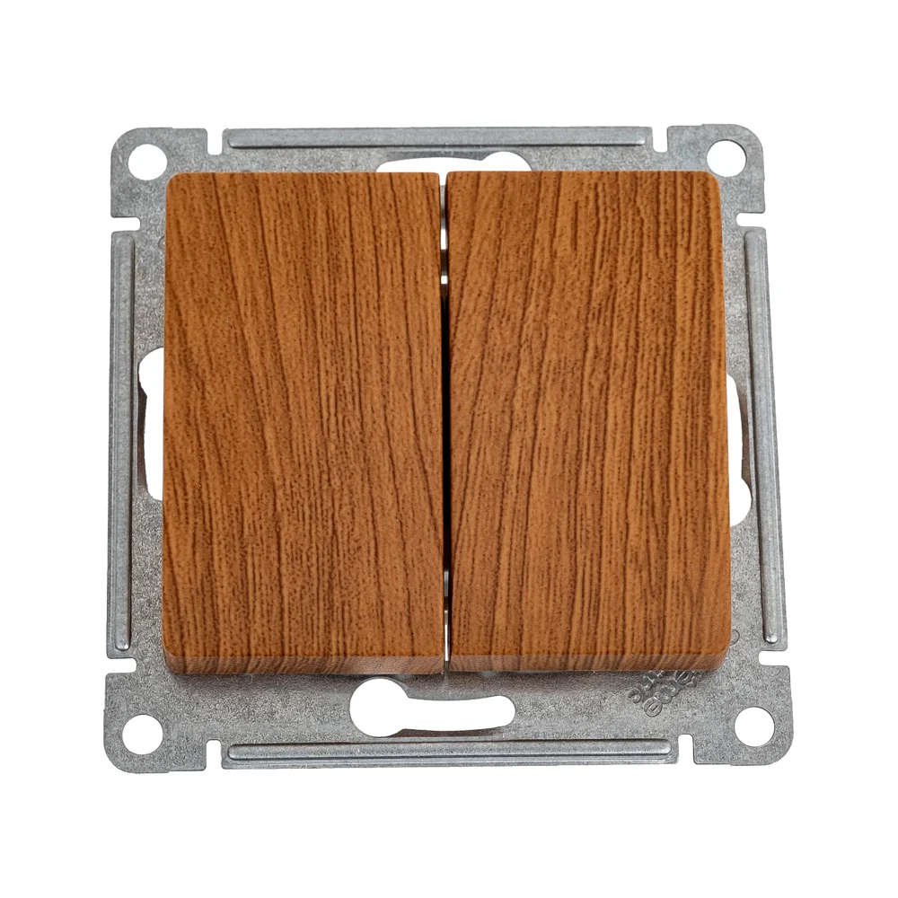 2-клавишный выключатель Systeme Electric GLOSSA GSL000551