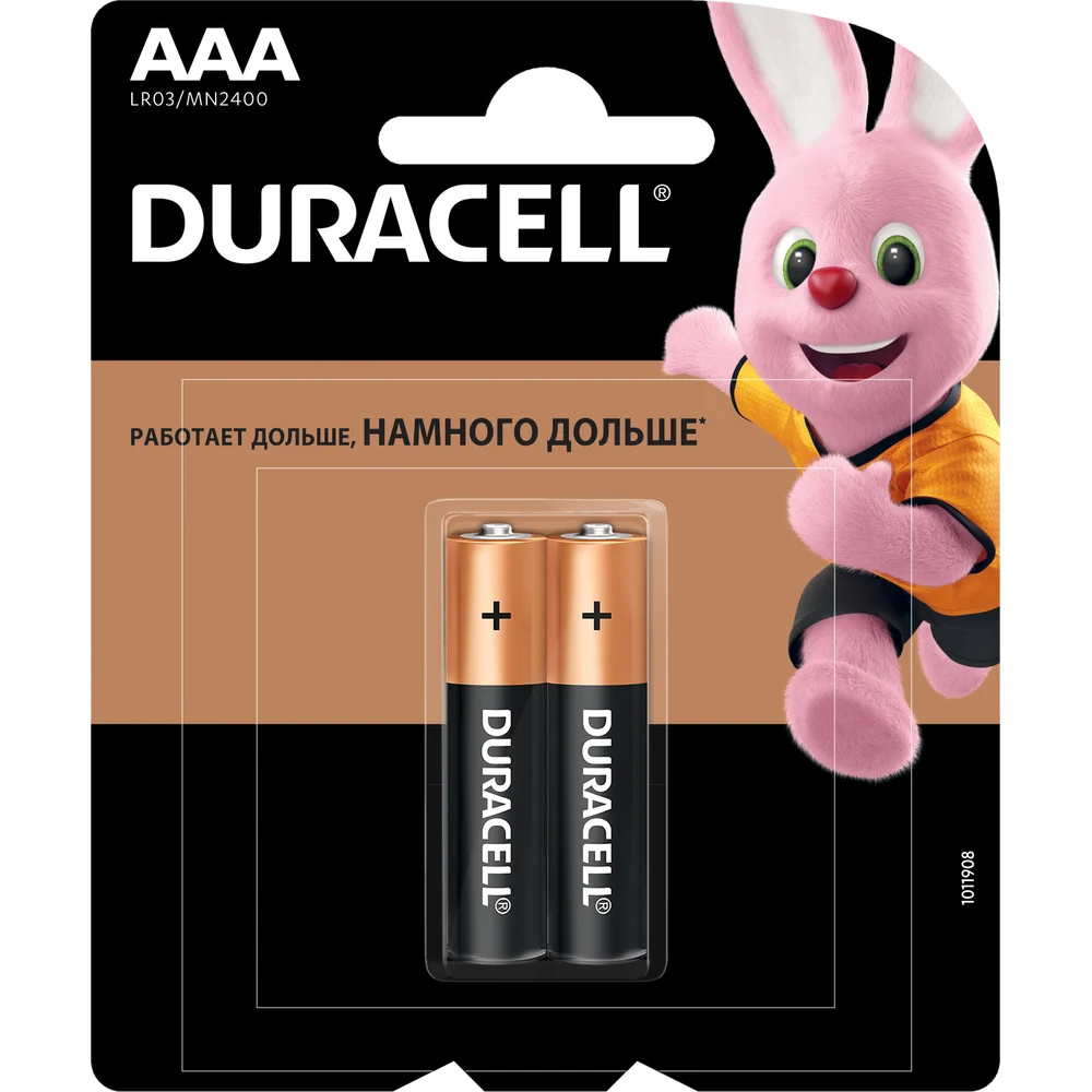 Батарейка LR MN 2400/LR03 Basic BP2 2шт Duracell 2400/LR03