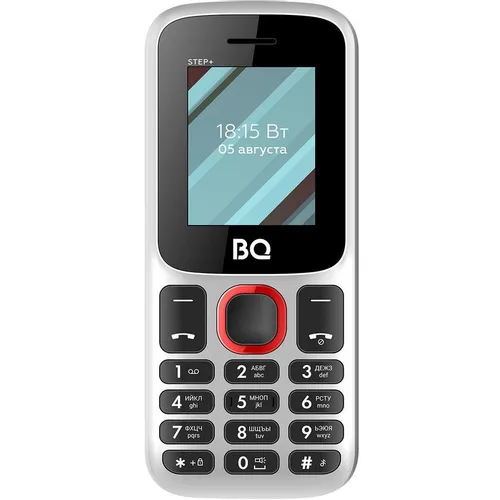 Сотовый телефон BQ 1848 Step+, белый/красный