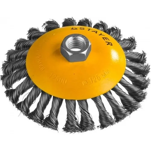 Щетка дисковая Stayer 35135-125, по металлу, 125мм, 14мм