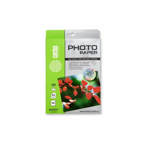 Фотобумага для струйной печати Cactus CS-GA520050