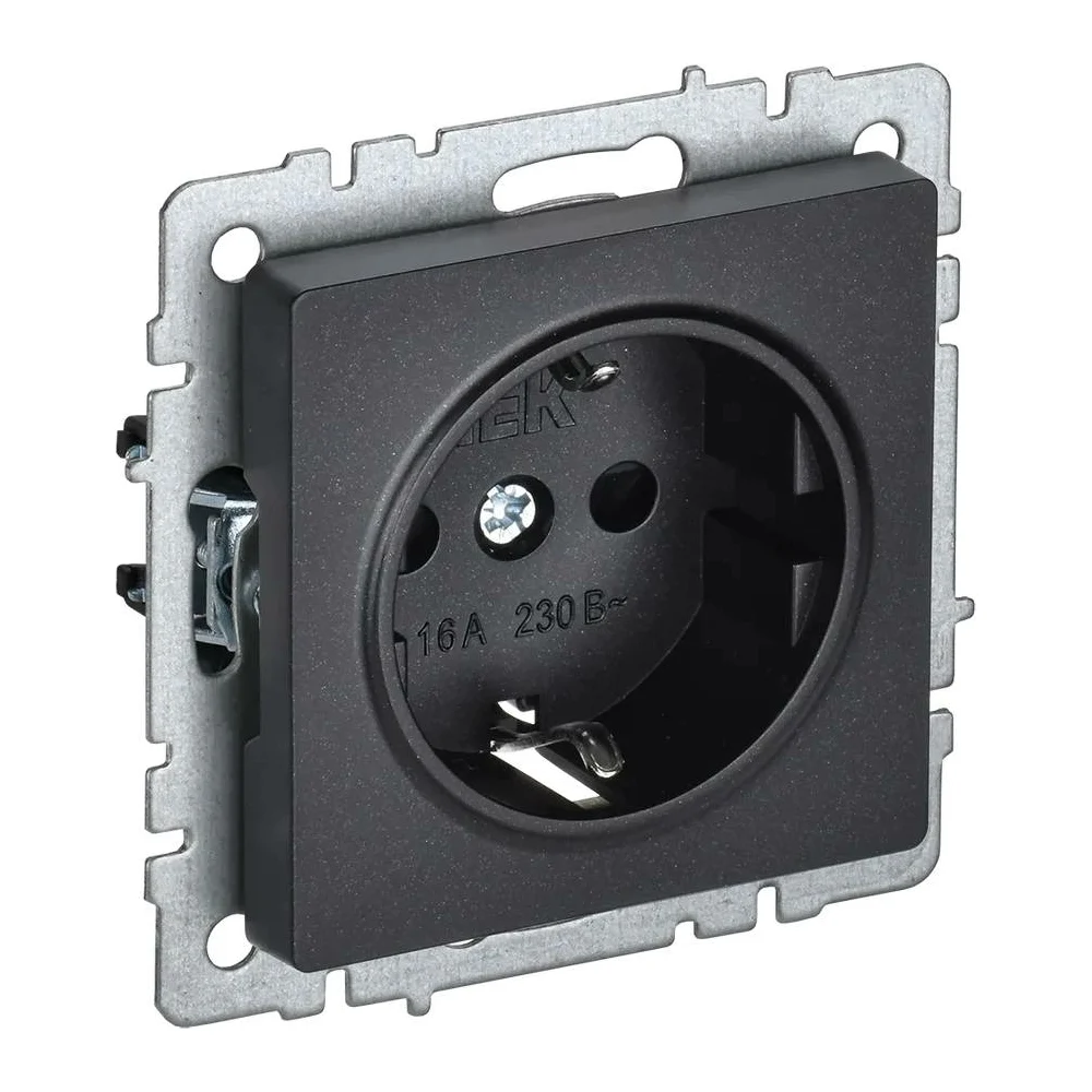1-местная розетка IEK Brite BR-R11-16-K02