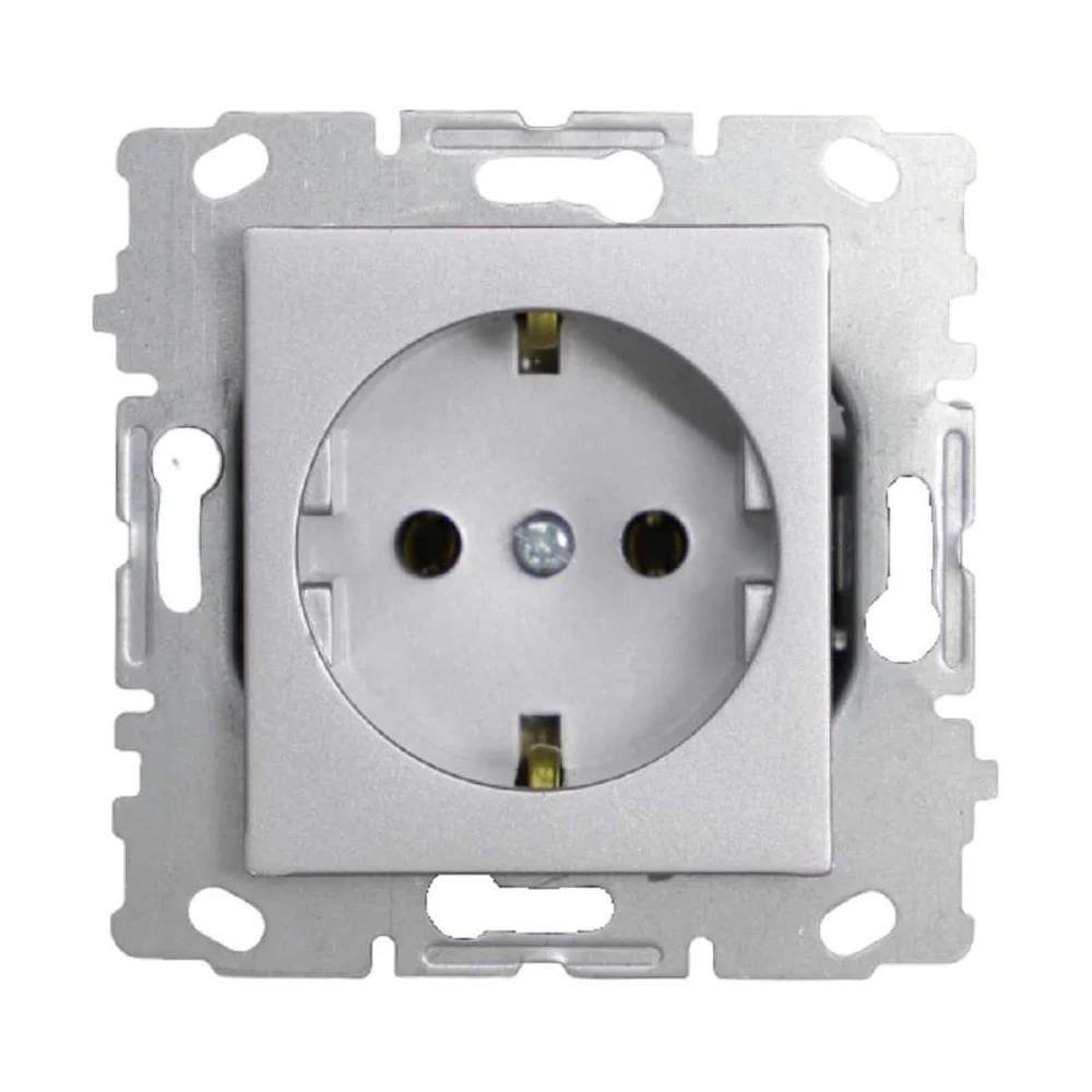 Розетка Metronex Electric Silver FRZ00010108SRM