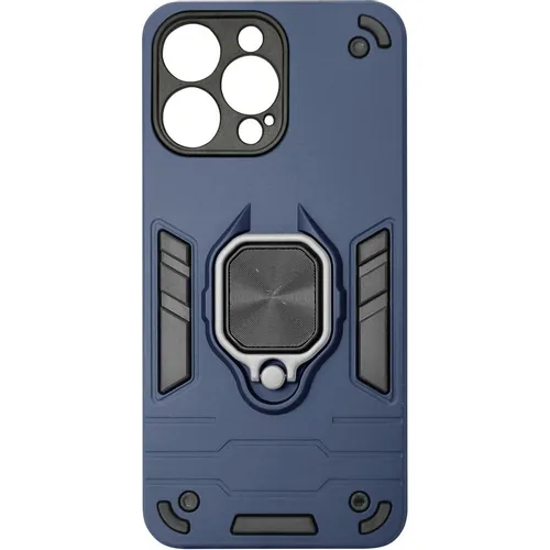Чехол (клип-кейс) BORASCO Anti-Shock case, для Apple iPhone 16 Pro Max, противоударный, синий [74530]