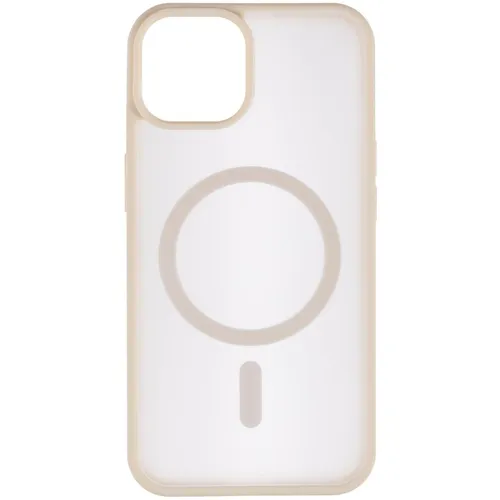 Чехол (клип-кейс) ZIBELINO Matte Shield, для Apple iPhone 15, противоударный, молочный [zms-apl-15-msd-mlk]