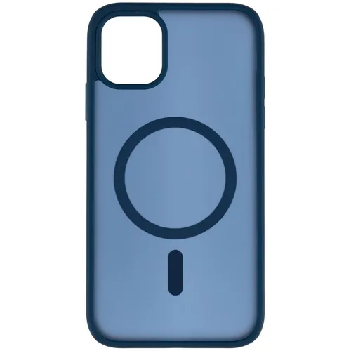 Чехол (клип-кейс) ZIBELINO Matte Shield, для Apple iPhone 11, противоударный, темно-синий [zms-apl-11-msd-blblu]