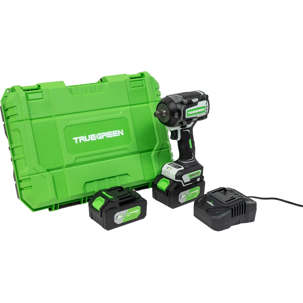 Аккумуляторный ударный гайковерт с 2АКБ и ЗУ TRUEGREEN TG4L113W