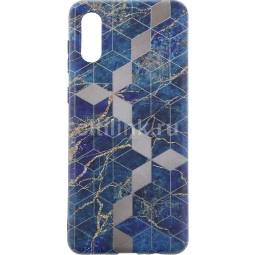 Чехол (клип-кейс) GRESSO Meridian, для Samsung Galaxy A02, синий [gr17aaae8917]