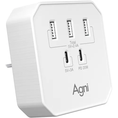 Сетевое зарядное устройство AGNI TP-WB2U3E