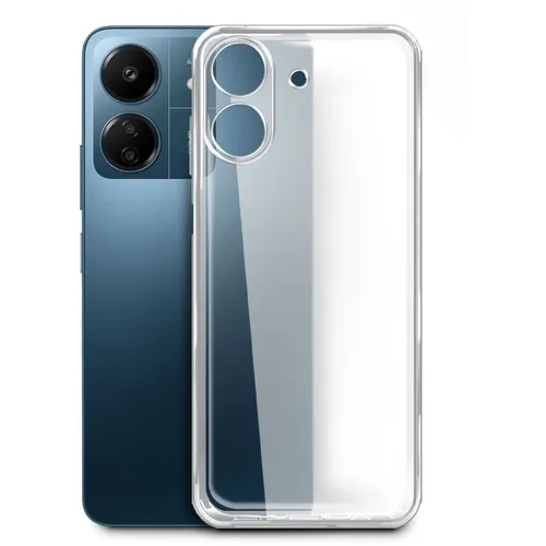 Чехол (клип-кейс) BORASCO Silicone Case, для Xiaomi Redmi 13C, прозрачный [72840]