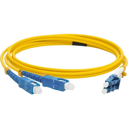 Патч-корд LanMaster 2 9/125 OS2 5м LSZH желтый [lan-2lc-2sc/su-5.0]