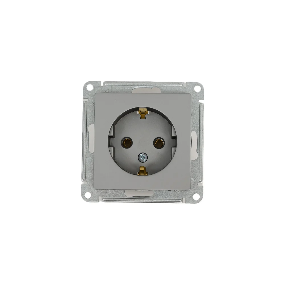 Розетка Systeme Electric AtlasDesign Сталь SE ATN000943