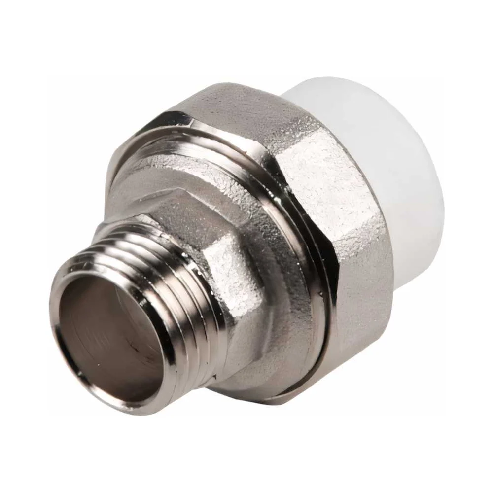Комбинированная муфта VALFEX PP-R белая, разъем 32х1/2 дюйма НР 10156215 127-1645