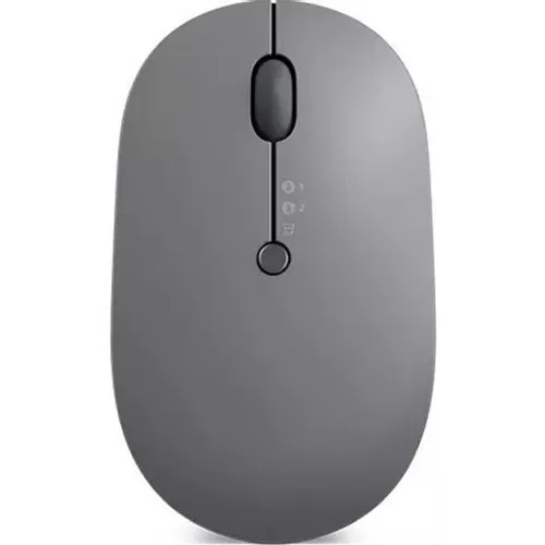 Мышь беспроводная Lenovo Go, Bluetooth/Радио, оптическая, USB-C, 2400dpi, серый [gy51c21211]